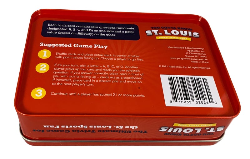 You Gotta Know St. Louis - Sports Trivia Game - Image 3